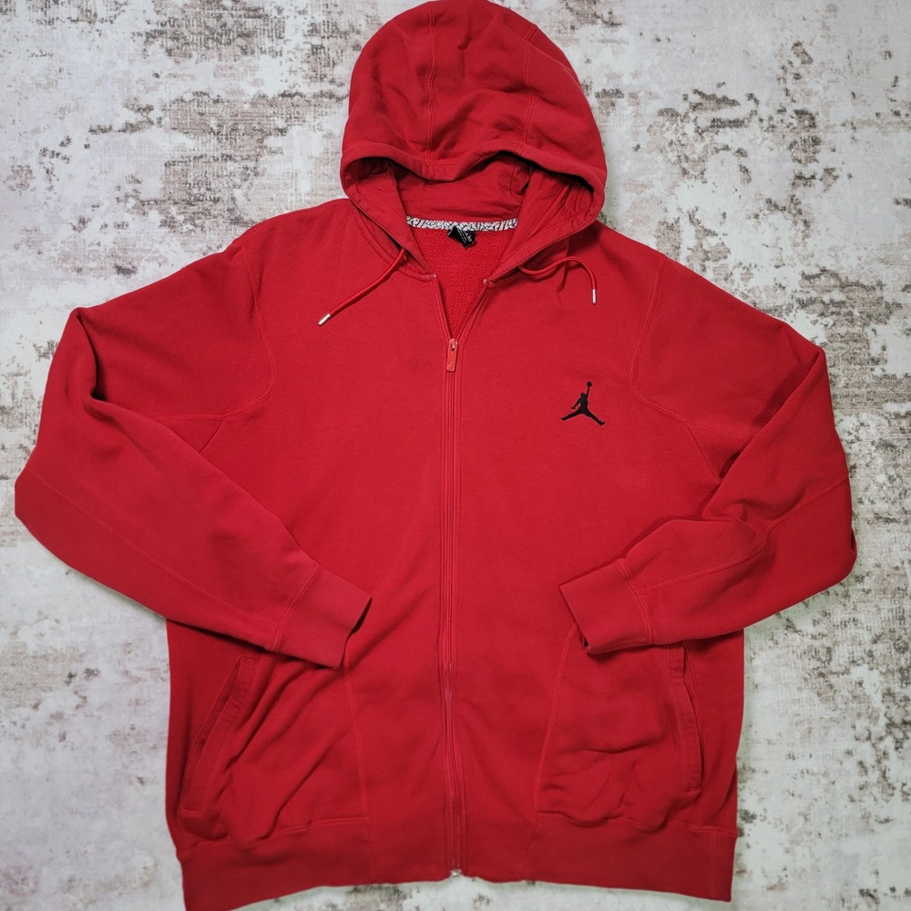 Air Jordan Jumpman Mens Full Zip Hoodie 3XL Jacket Basketball Streetwear